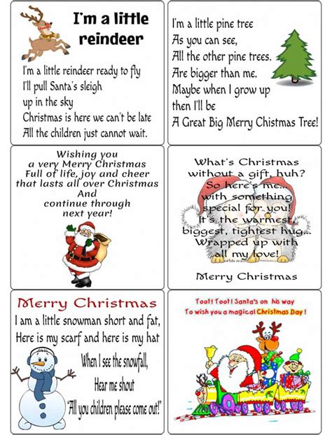 Easy Peel Kids Christmas Verses 2
