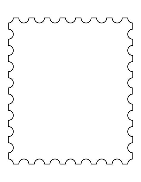 Postage Stamp Template Clipart 10 Free Cliparts Download Images On