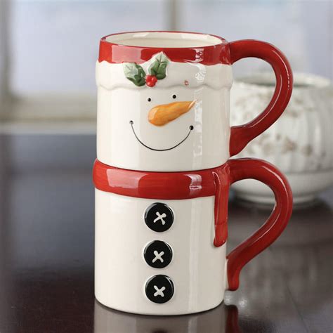 Save money and inspire your home with decorative accents at hayneedle, where you can buy online while you explore our room designs and curated looks for tips, ideas & inspiration to help you along the way. Ceramic Snowman Mug Set - On Sale - Home Decor