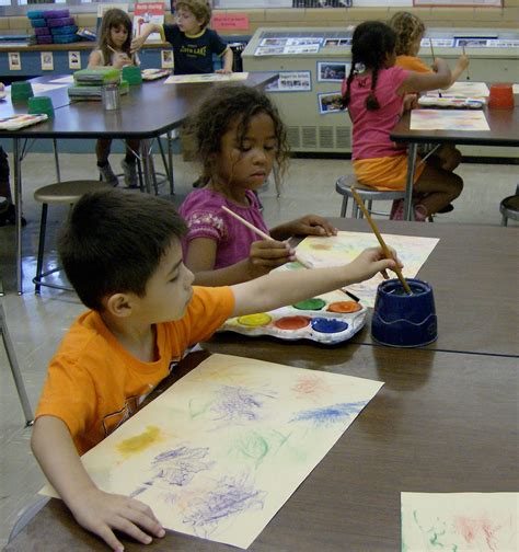 Zilker Elementary Art Class Kinder Free Form Shapes