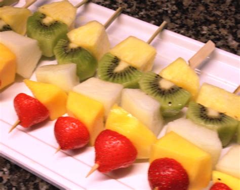 Fresh Fruit Skewers New Quebec Catering