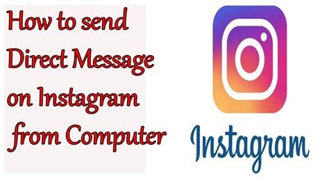 Manage and send instagram messages online through a simple desktop application. HOw to DM on Instagram Using Computer||How to Send Message ...