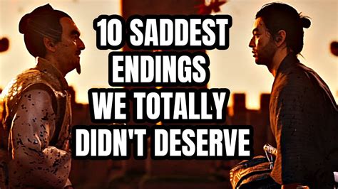 10 Saddest Video Game Endings We Totally Didnt Deserve Youtube