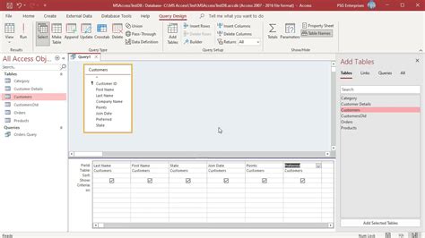How To Add Criteria To A Query In Design View In Ms Access Office 365