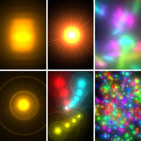 Quick And Extremely Easy Glowing Lights Photoshop Brushes