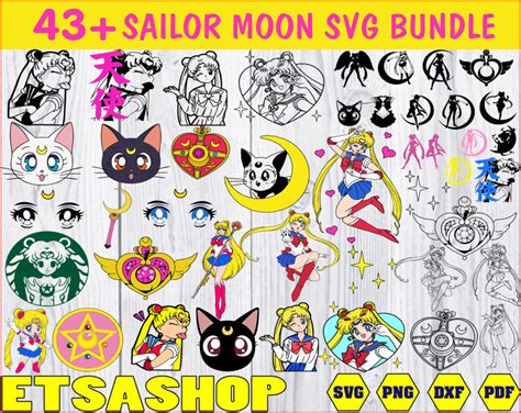 Sailor Moon svg bundle, Sailor Moon svg png dxf, Sailor Moon clipart
