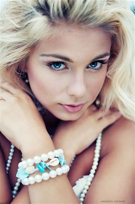 Blonde Model Russian Blue Eyes Katarina Pudar P K K K Hd