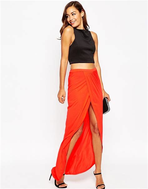 Image 1 Of Asos Wrap Maxi Skirt In Jersey Latest Fashion Clothes Latest Fashion Trends Fashion