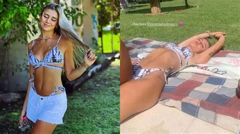 Fotos y video Morena Beltrán a pura bikini y una sorpresa que la