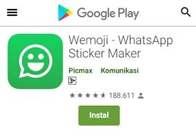 Contoh stiker warna biru di tempel ke jika ada kritik dan saran silahkan komen pada kolom di bawah ini. Cara Menampilkan Stiker Di WA Terbaru Yang Tersimpan Otomatis - WAFBIG