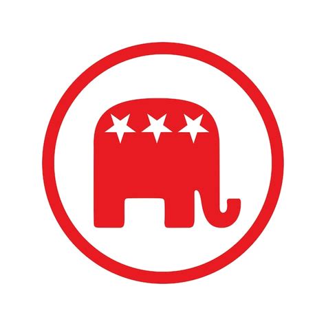 Premium Vector Republican Party Logo Vector Illustration