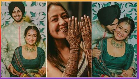 Neha Kakkar Shares Dreamy Pictures From Mehendi Ceremony Rohanpreet Cant Stop Gushing Over His