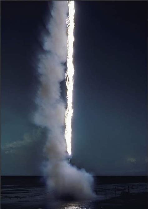 Rocket Triggered Lightning Launch Site At Mosquito Lagoon Near Cape