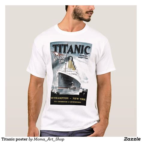 Titanic Poster T Shirt Titanic Poster Titanic Poster