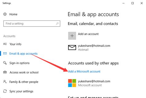 How To Add Microsoft Account In Windows 10 Youtube Gambaran