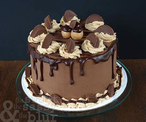 The Sweet The Sassy And The Blur Reeses Peanut Butter Cake Tutorial