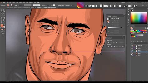 How To Shade Skin Vector Art Vector Portrait Adobe Illustrator