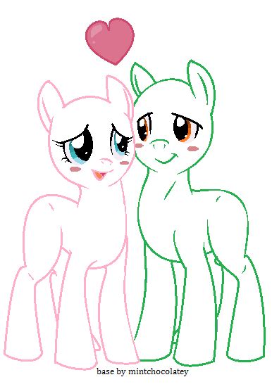 Mlp Couples Base By Mintchocolatey On Deviantart