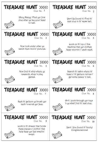 We did not find results for: Talk Like a Pirate Treasure Hunt | Kid Scavenger Hunt
