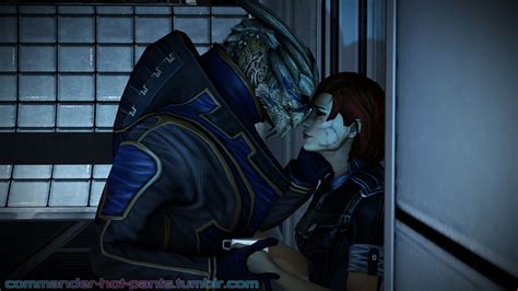 Garrus Vakarian And Female Shepard Mass Effect 2 Видеоигры