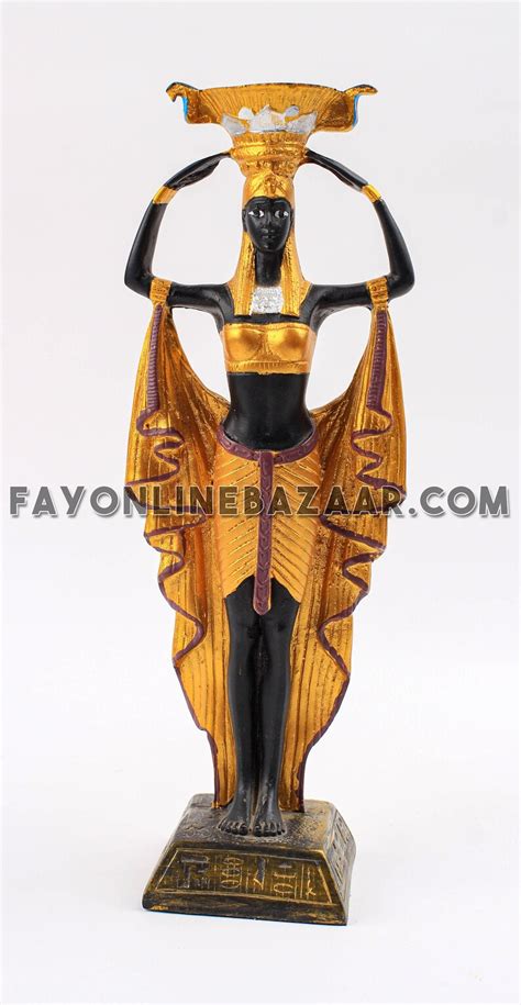 statue of cleopatra s egyptian nubian maiden servants with etsy