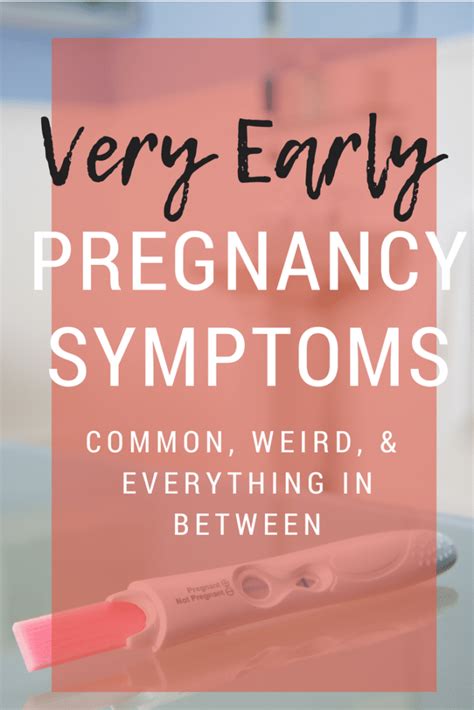 70 Early Signs Of Pregnancy