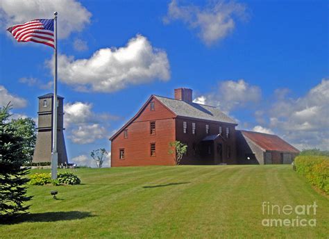 Colonial Homestead Photograph By Kevin Fortier Fine Art America