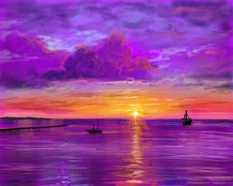 The Truth About Purple Sunset Painting Is About To Be Revealed