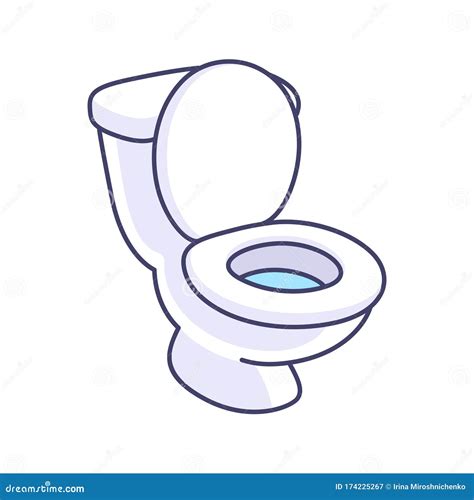 Cartoon Clip Art Toilet Bowl Stock Illustrations 149 Cartoon Clip Art