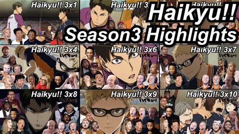 Haikyu Season 3 Reaction Highlights Great Anime Reactors