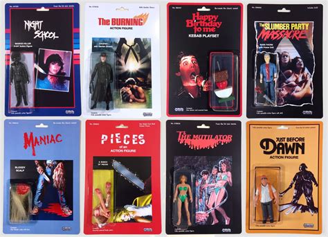 Death By Toys Custom Toys Based On 80s Slasher Vhs Tapes