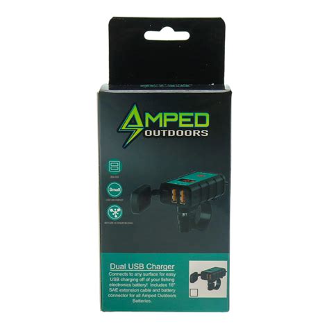 Amped Outdoors External Battery Usb Power Fishusa