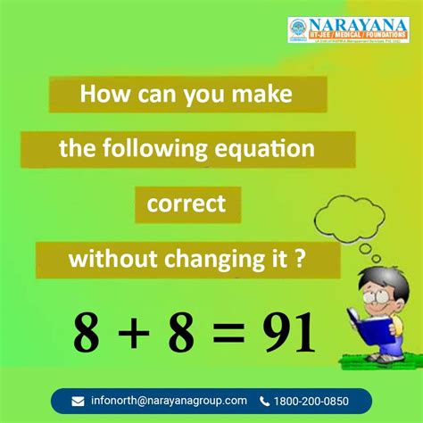 Brainteaser Below Equation Is True 8891 How Narayanaacademy