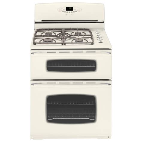 MaytagÂ® 30 Inch Double Oven Free Standing Gas Range Color Bisque At