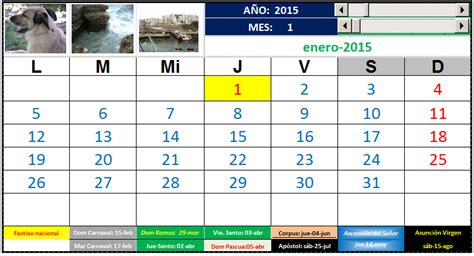 Plantilla Calendario Excel Calendario Para Imprimir Vrogue