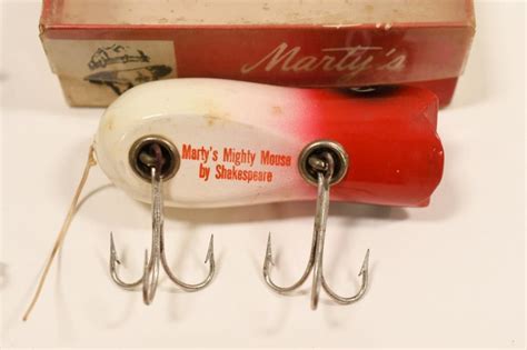 Sold Price Vintage Boxed Fishing Lure Lot Heddon Shakespeare Invalid