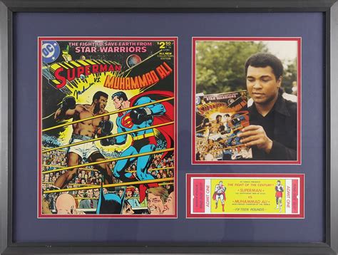 1978 Muhammad Ali Signed Superman Vs Muhammad Ali Comic Book In