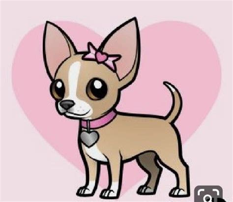 Chihuahua Puppy Cartoon Chihuahua Drawing Chihuahua