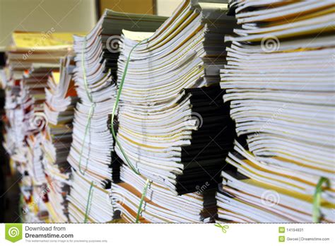 Heavy Workload Stock Image Image Of Stress Assignment