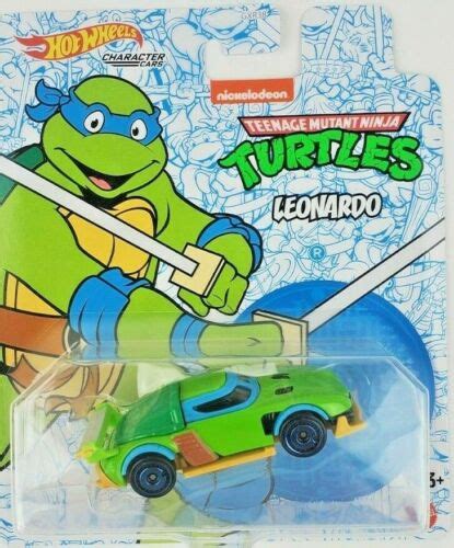 Hot Wheels Tmnt Teenage Mutant Ninja Turtles Leonardo Character Car Ebay