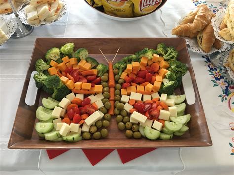 Butterfly Veggie Tray Veggie Tray Birthday Party Snacks Party Food Images