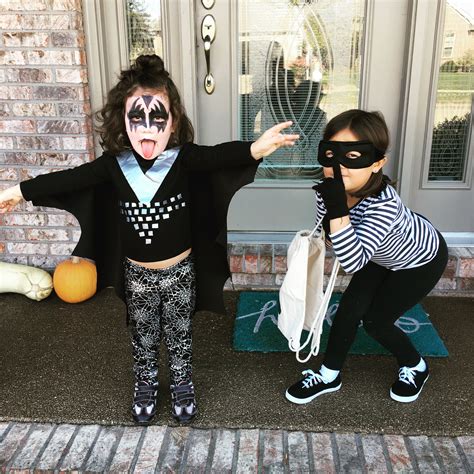 This burglar costume is probably one of the best costume ideas this halloween. DIY Gene Simmons and Burglar costumes! | Burglar costume, Costumes, Gene simmons