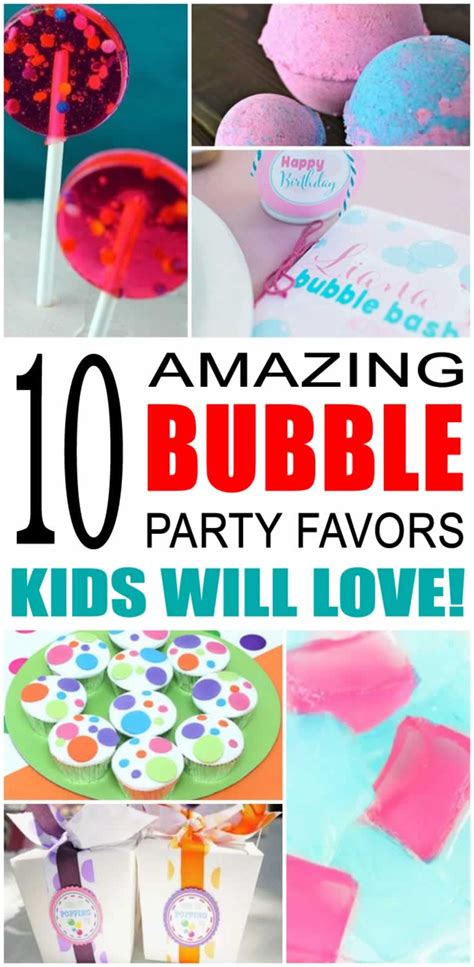 Bubble Party Favor Ideas