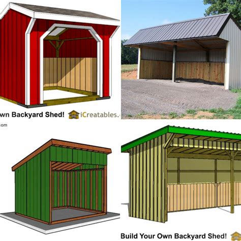 I'm handy enough to pull off the construction myself (i think, anyway) with the right plan, but i'm not a carpenter or engineer by. 10 Free DIY Loafing Shed Plans for Horses, Cattle and Livestock
