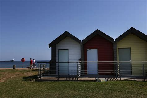 Beach Huts On The Northumberland Coast At Blyth Beach Chronicle Live