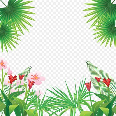 Realistic Tropical Flowers Vector Hd Images Tropical Flowers Tropical
