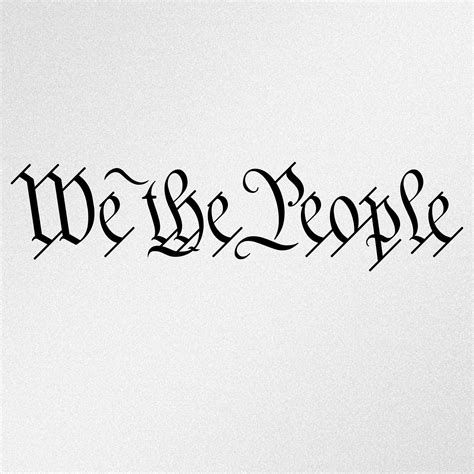 We The People America Usa Constitution Vinyl Decal Sticker Vinyl
