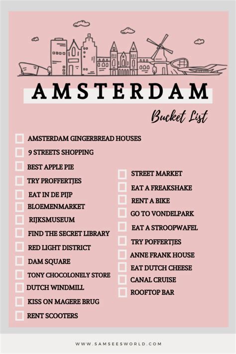the ultimate amsterdam bucket list full of the top things to do in amsterdam travel to