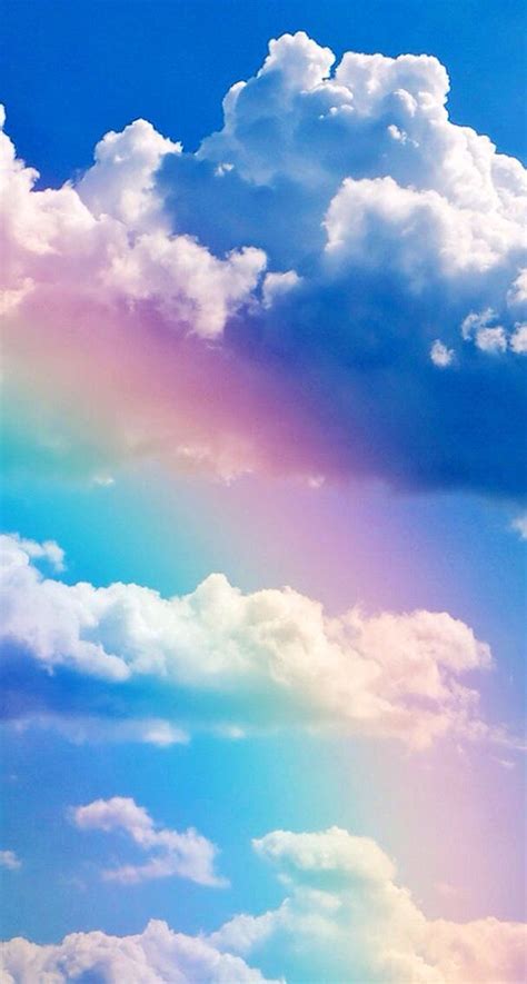 Rainbows Cloud Wallpaper Rainbow Wallpaper Free Iphone Wallpaper