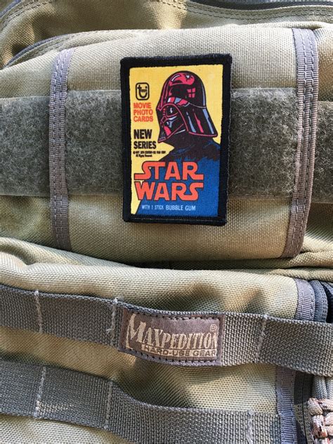 Star Wars Trading Cards Package Morale Patch Custom Velcro Morale Patches